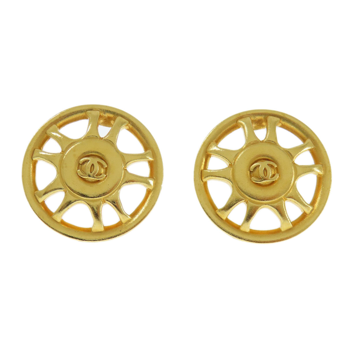 CHANEL   Earring COCO Mark Metal Ladies