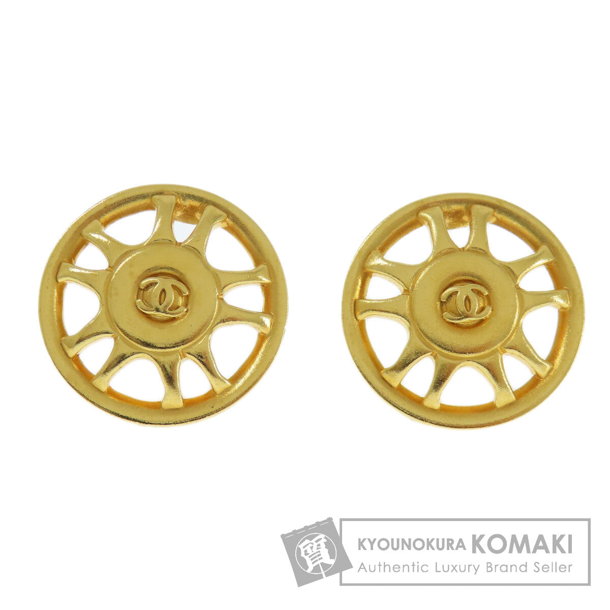 CHANEL COCO Mark Earring Metal Ladies [Used]