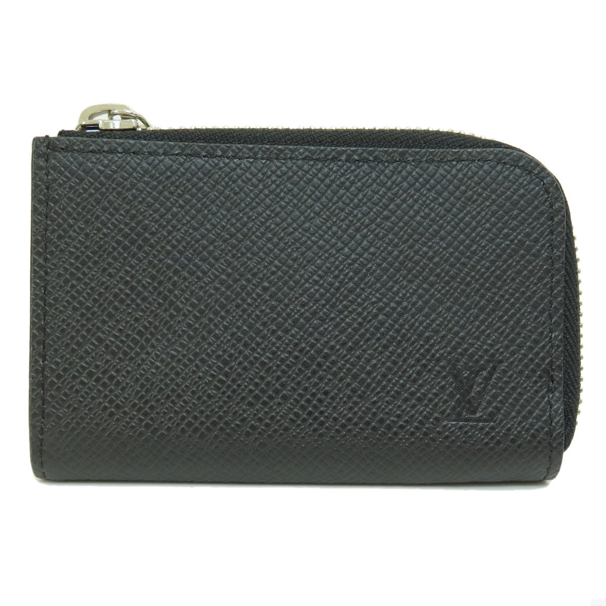 LOUIS VUITTON  M63375 coin purse portomonejour ardoise Taiga Ladies