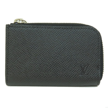 LOUIS VUITTON  M63375 coin purse portomonejour ardoise Taiga Ladies