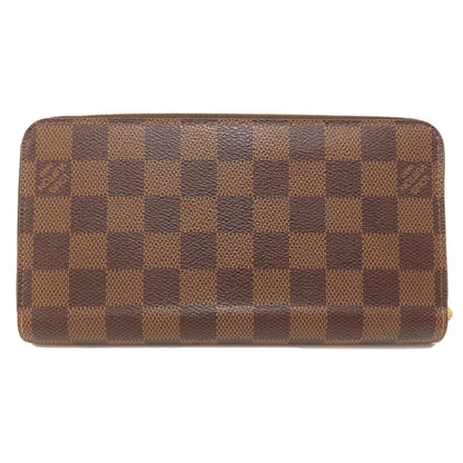 LOUIS VUITTON  N60257 Long wallet (with coin pocket) Zippy Wallet Vivienne Damier Ebene 2019 Damier canvas Ladies