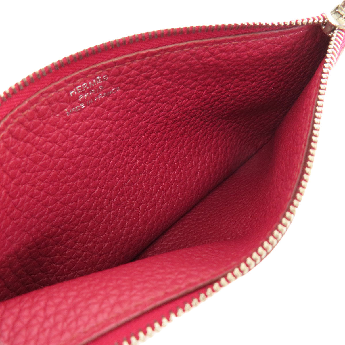 HERMES Dogon GM SilverHardware Long wallet (with coin pocket) Togo Ladies [Used]