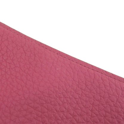 HERMES Dogon GM SilverHardware Long wallet (with coin pocket) Togo Ladies [Used]