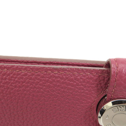 HERMES Dogon GM SilverHardware Long wallet (with coin pocket) Togo Ladies [Used]