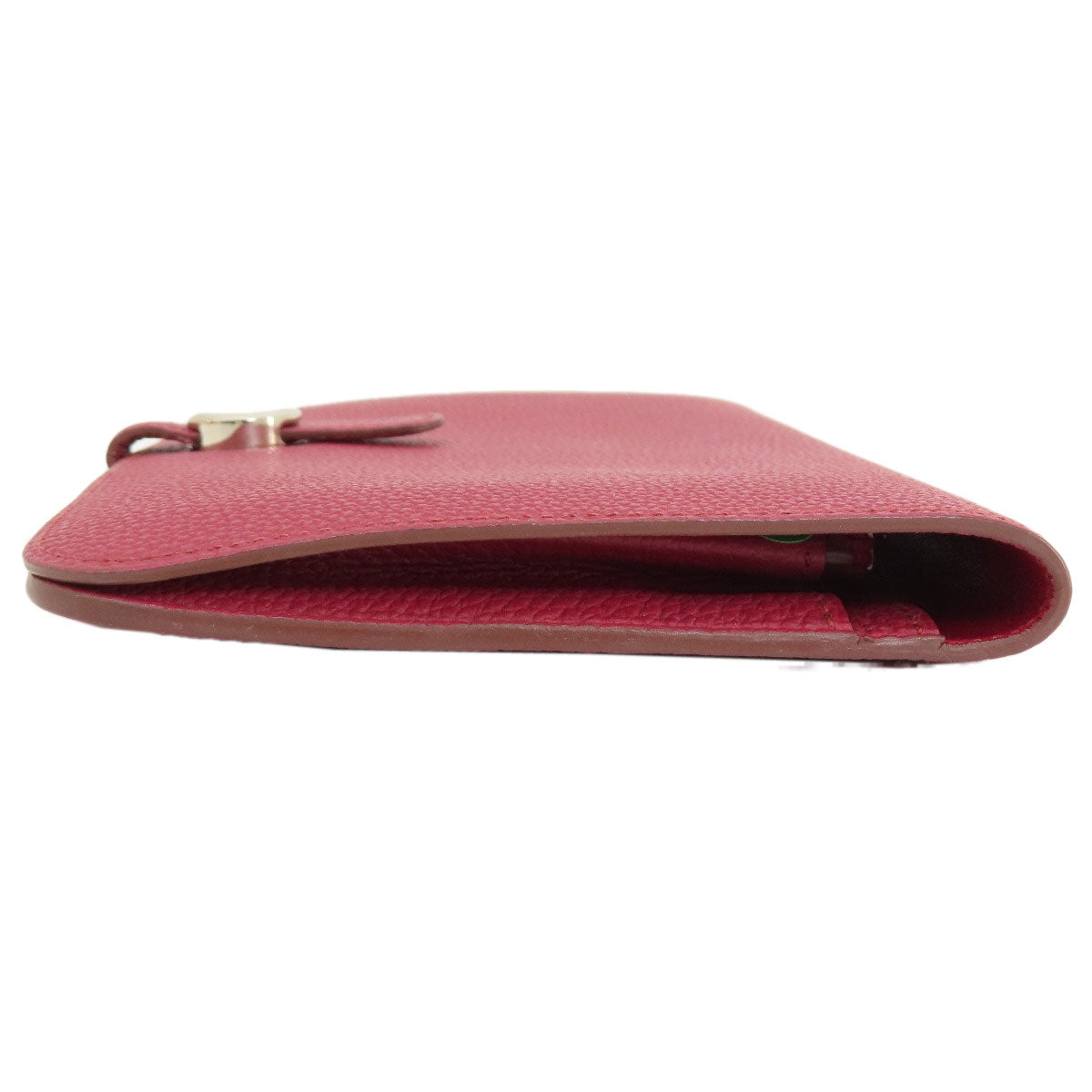 HERMES Dogon GM SilverHardware Long wallet (with coin pocket) Togo Ladies [Used]