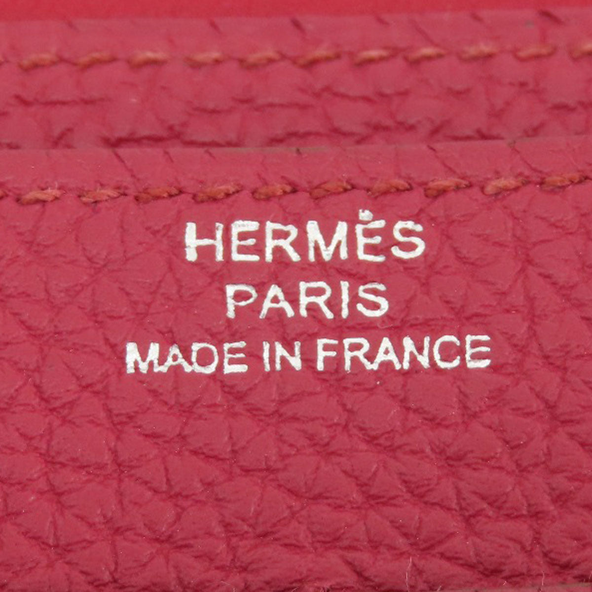 HERMES Dogon GM SilverHardware Long wallet (with coin pocket) Togo Ladies [Used]