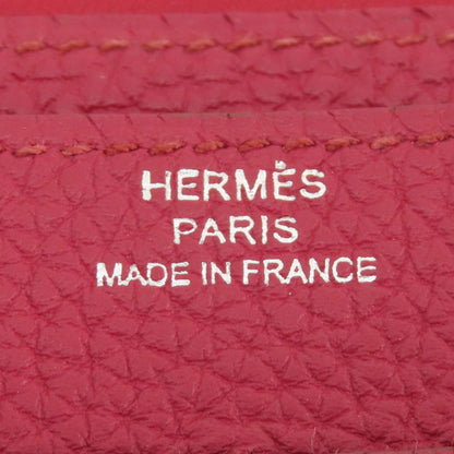HERMES Dogon GM SilverHardware Long wallet (with coin pocket) Togo Ladies [Used]