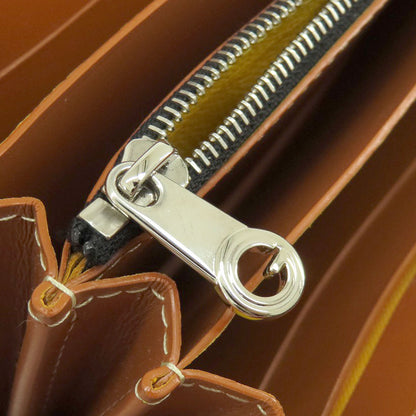 GOYARD Zip GM herringbone pattern Long wallet (with coin pocket) Coating canvas LeatherLadies [Used]