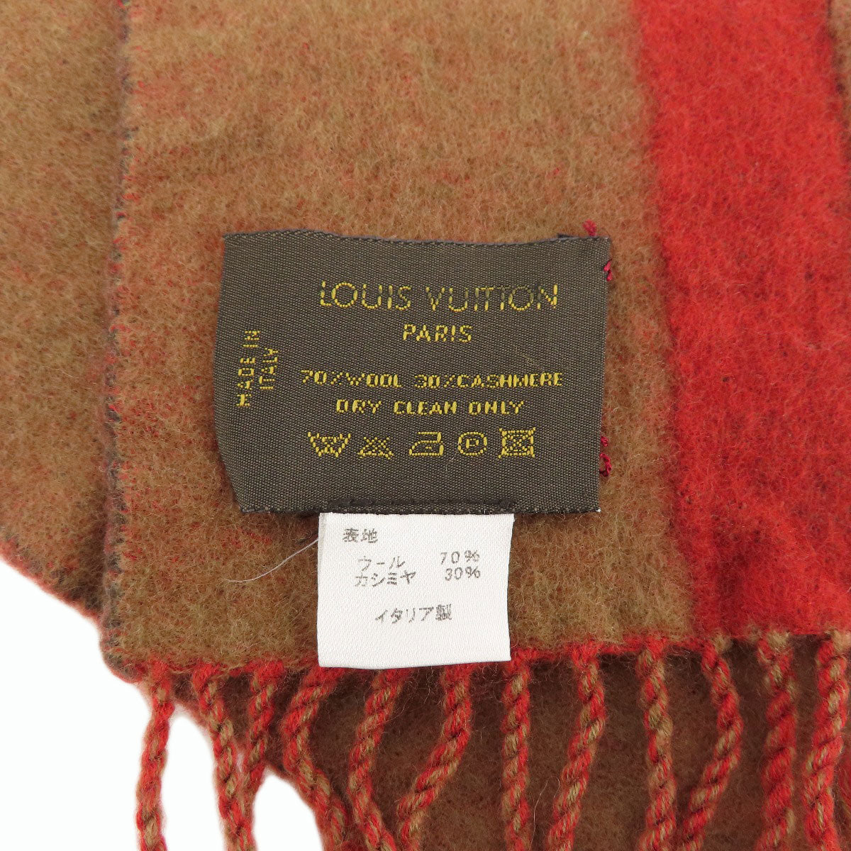 LOUIS VUITTON Escharp V. Istrik Scarf wool CashmereLadies [Used]