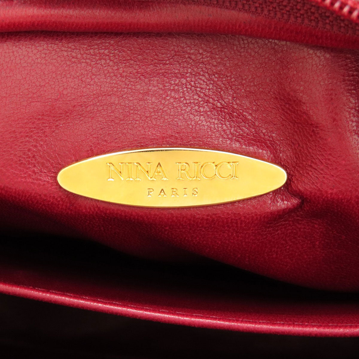 NINA RICCI   Shoulder Bag logo Leather Ladies