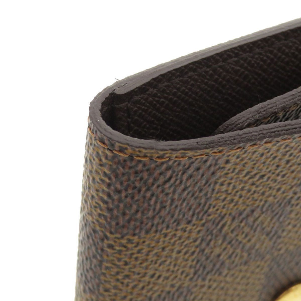 LOUIS VUITTON N62630 Multicles6 Damier Ebenu key holder Damier canvas Ladies [Used]