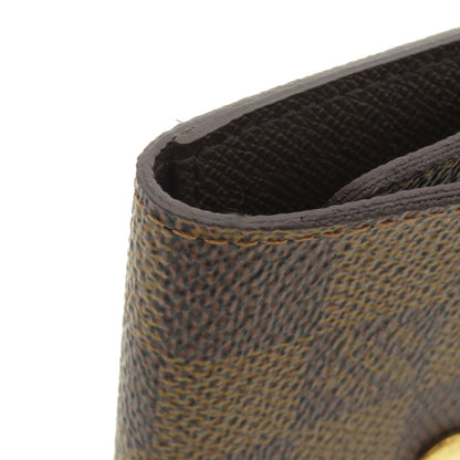 LOUIS VUITTON N62630 Multicles6 Damier Ebenu key holder Damier canvas Ladies [Used]