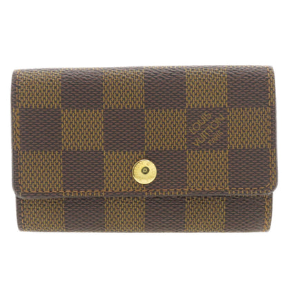 LOUIS VUITTON  N62630 key holder  Multicles6 Damier Ebenu Damier canvas Ladies