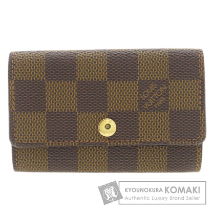 LOUIS VUITTON N62630 Multicles6 Damier Ebenu key holder Damier canvas Ladies [Used]