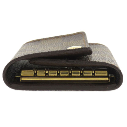 LOUIS VUITTON N62630 Multicles6 Damier Ebenu key holder Damier canvas Ladies [Used]
