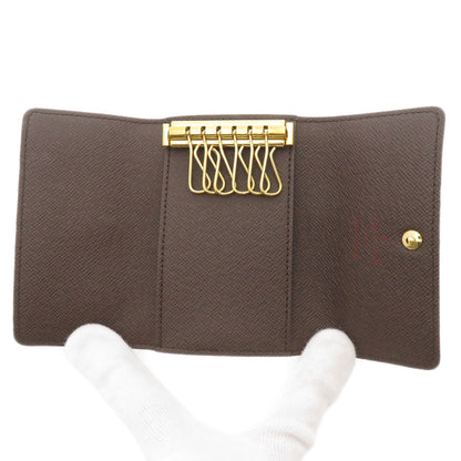 LOUIS VUITTON N62630 Multicles6 Damier Ebenu key holder Damier canvas Ladies [Used]