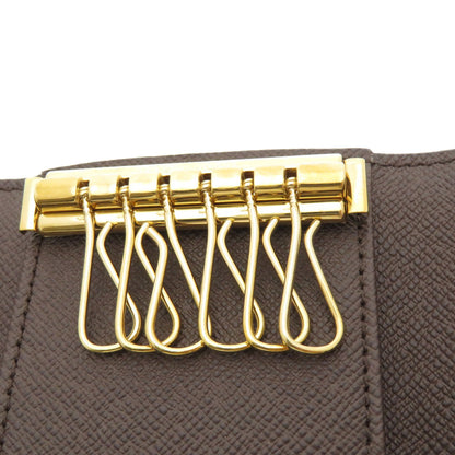 LOUIS VUITTON N62630 Multicles6 Damier Ebenu key holder Damier canvas Ladies [Used]