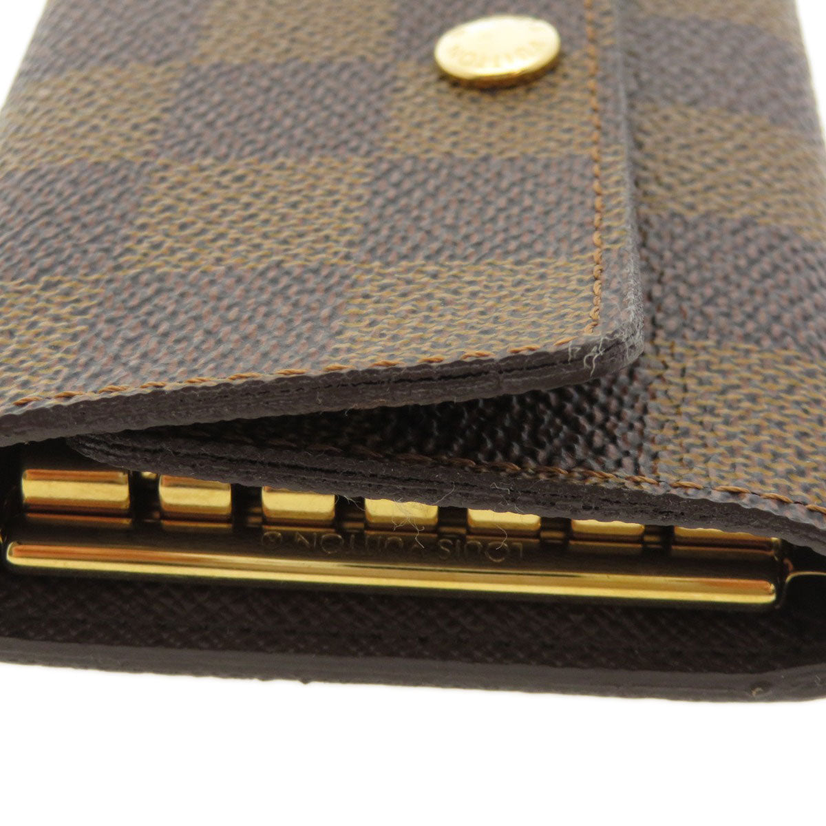 LOUIS VUITTON N62630 Multicles6 Damier Ebenu key holder Damier canvas Ladies [Used]