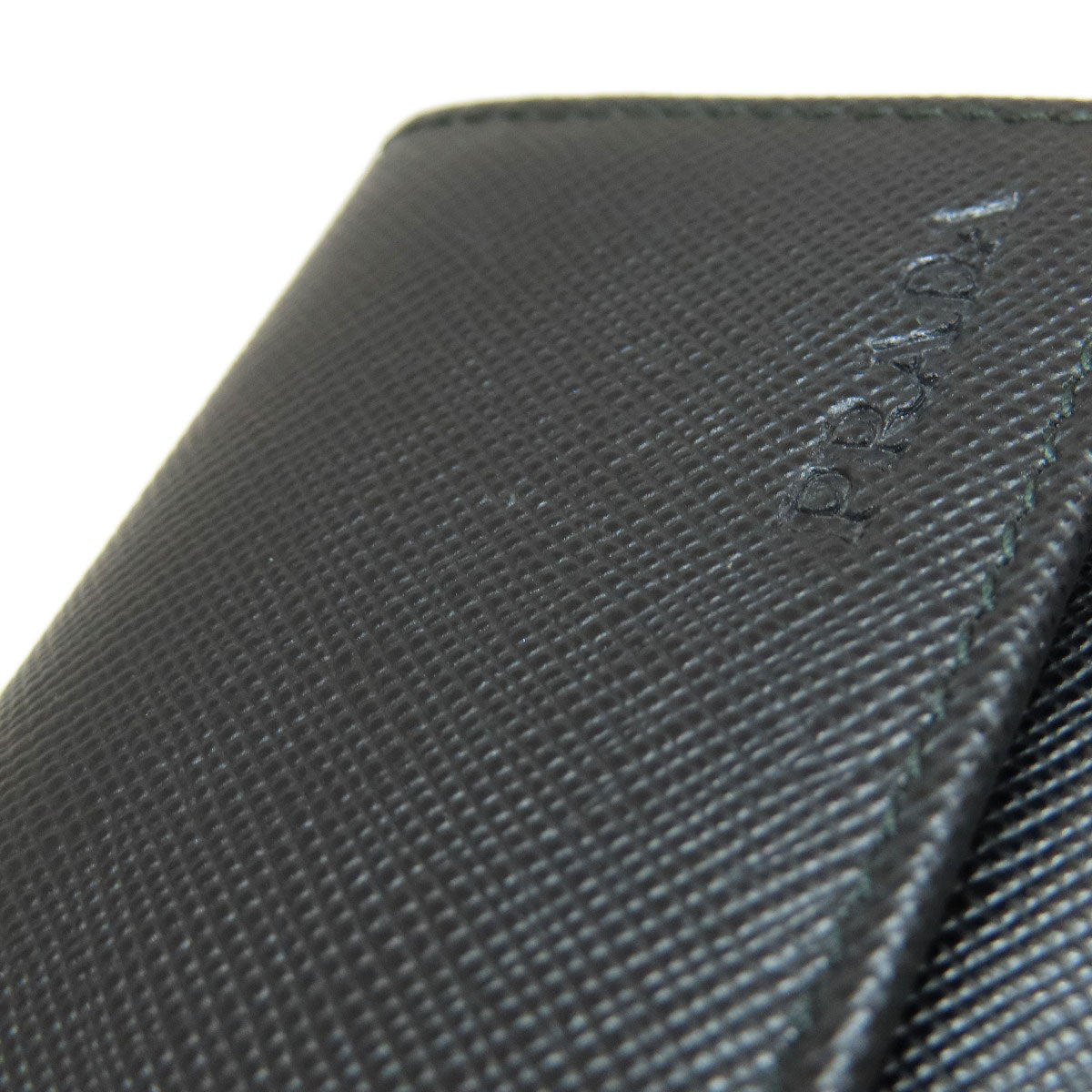 PRADA 2M0223 Logo engraving key holder Leather unisex [Used]