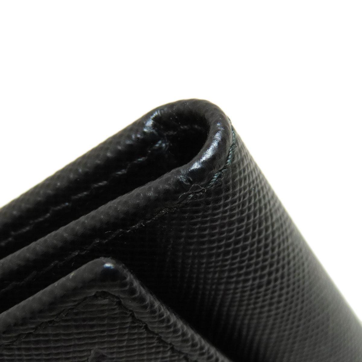 PRADA 2M0223 Logo engraving key holder Leather unisex [Used]