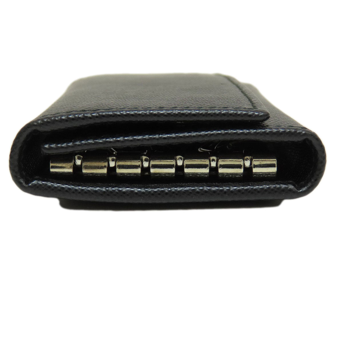 PRADA 2M0223 Logo engraving key holder Leather unisex [Used]