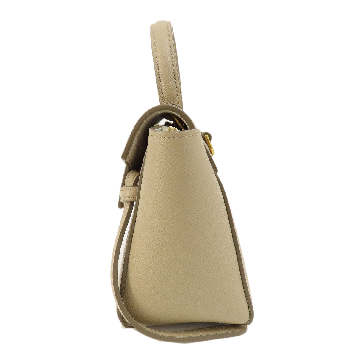 CELINE Nano belt bag 2WAY Handbag Calf Ladies [Used]