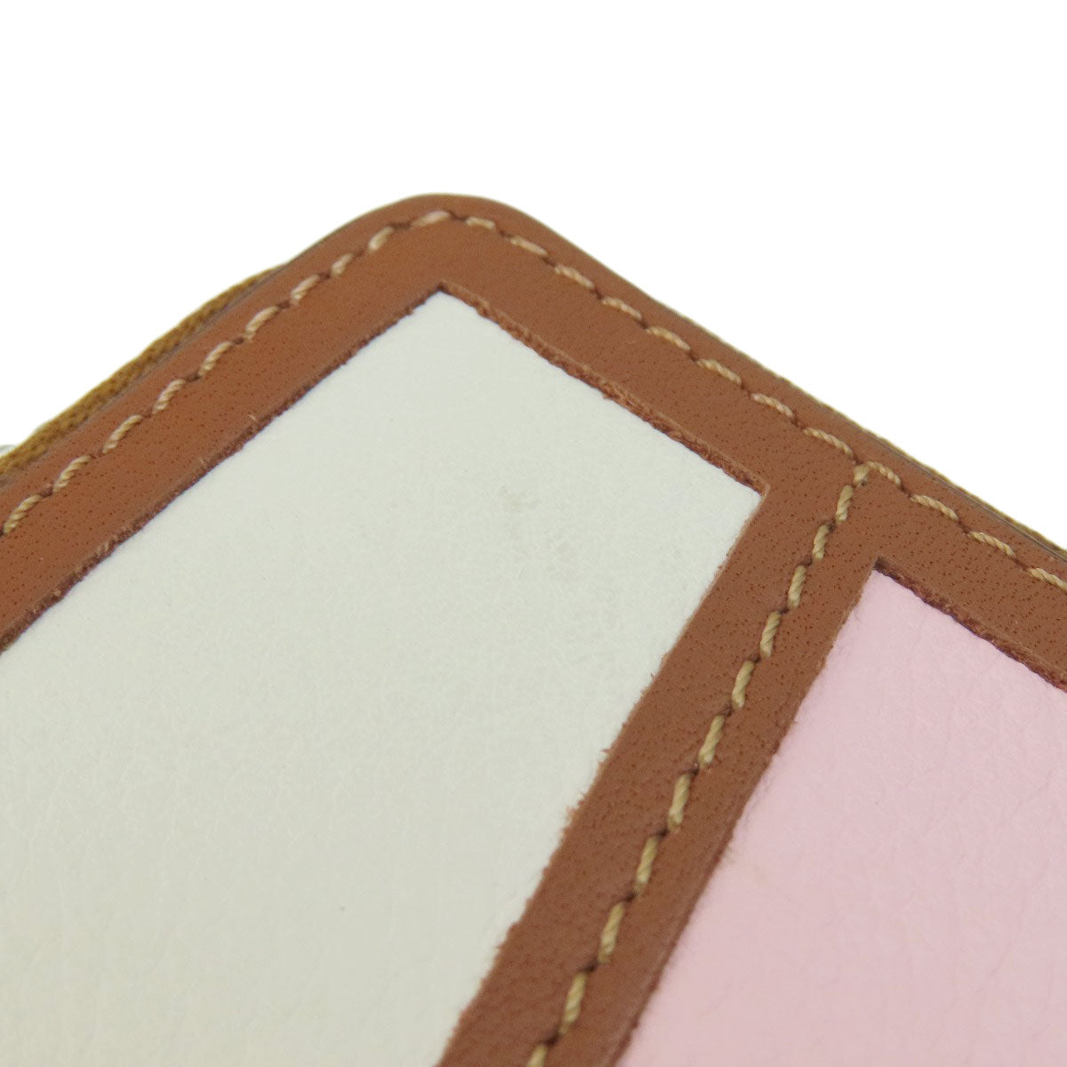 LOEWE puzzle Bifold Wallet with Coin Pocket Leather Ladies [Used]