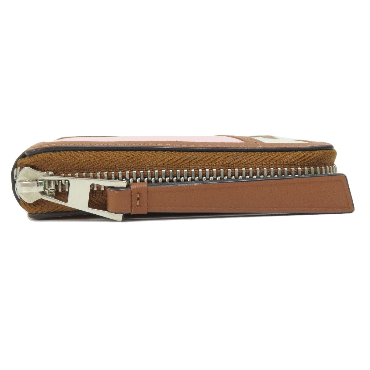 LOEWE puzzle Bifold Wallet with Coin Pocket Leather Ladies [Used]