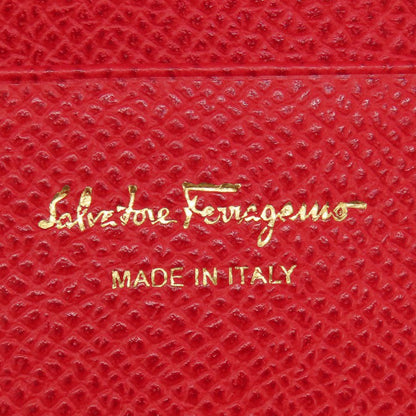 Salvatore Ferragamo   Bifold Wallet with Coin Pocket Vara ribbon Leather Ladies