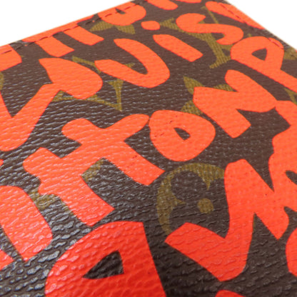 LOUIS VUITTON  M93711 Long wallet (with coin pocket) zippy wallet graffiti orange Monogram graffiti Ladies