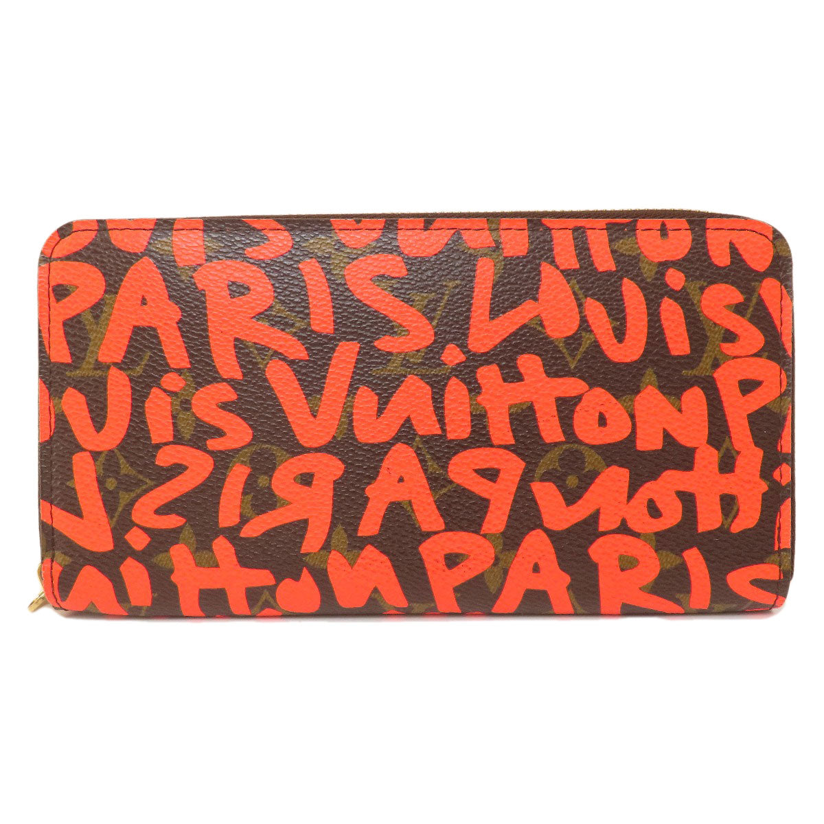 LOUIS VUITTON  M93711 Long wallet (with coin pocket) zippy wallet graffiti orange Monogram graffiti Ladies