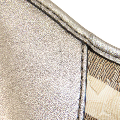 BURBERRY Nova Check Flower Emboss Handbag PVC Ladies [Used]