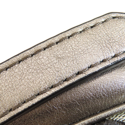 BURBERRY Nova Check Flower Emboss Handbag PVC Ladies [Used]