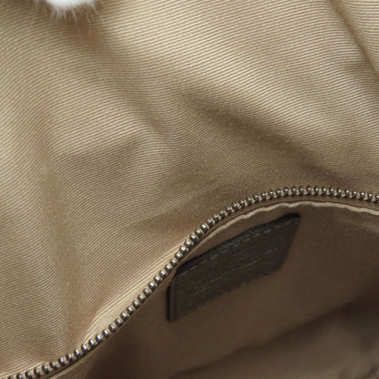 BURBERRY Nova Check Flower Emboss Handbag PVC Ladies [Used]