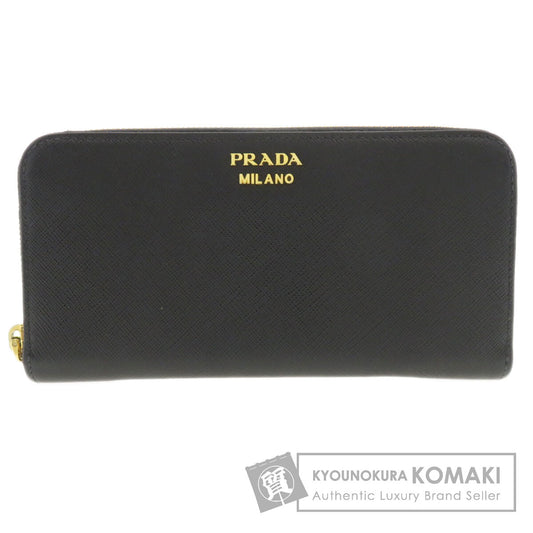 PRADA   Long wallet (with coin pocket) Logo motif Leather Ladies