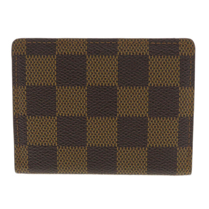 LOUIS VUITTON  N62925 coin purse Ludlow Damier Ebene Damier canvas Ladies