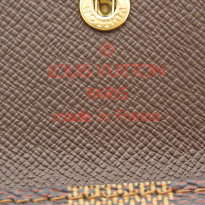 LOUIS VUITTON  N62925 coin purse Ludlow Damier Ebene Damier canvas Ladies