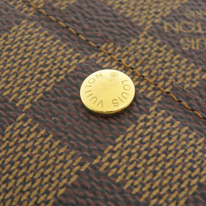 LOUIS VUITTON  N62925 coin purse Ludlow Damier Ebene Damier canvas Ladies