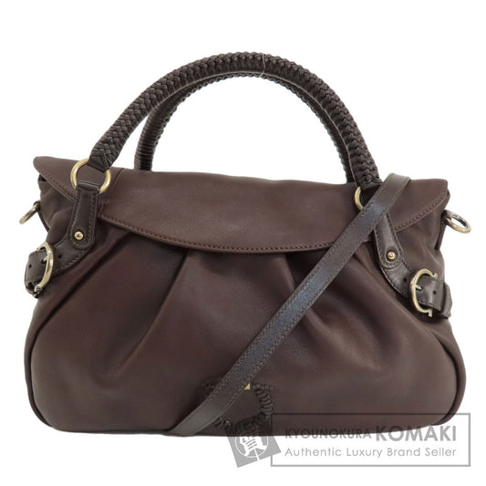 Salvatore Ferragamo   Handbag Gancini 2WAY Leather Ladies