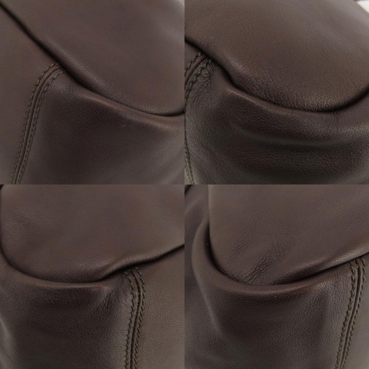 Salvatore Ferragamo Gancini 2WAY Handbag Leather Ladies [Used]