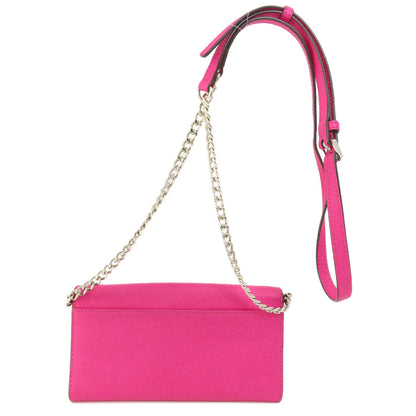 Michael Kors Chain wallet Long wallet (with coin pocket) PVC Ladies [Used]