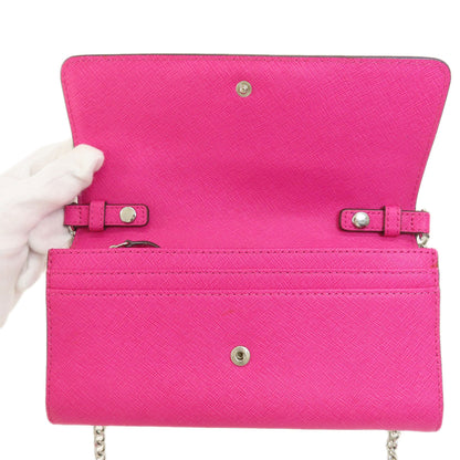 Michael Kors Chain wallet Long wallet (with coin pocket) PVC Ladies [Used]