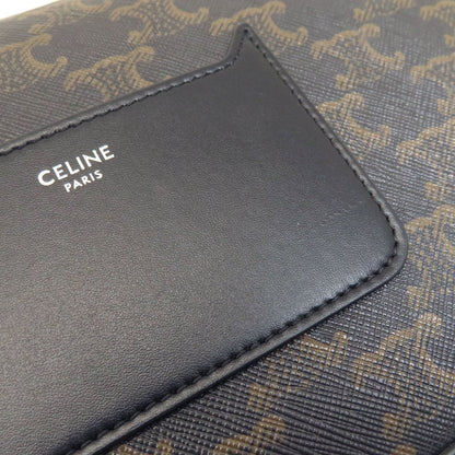 CELINE Triomphe Shoulder Bag PVC LeatherLadies [Used]