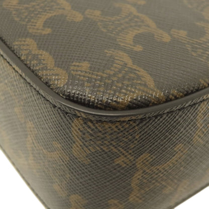 CELINE Triomphe Shoulder Bag PVC LeatherLadies [Used]