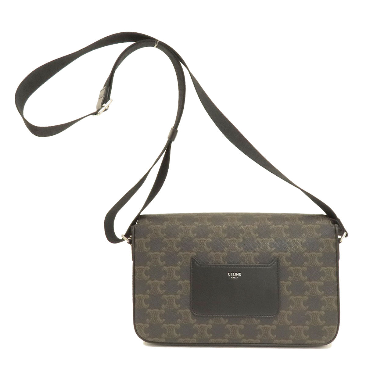 CELINE Triomphe Shoulder Bag PVC LeatherLadies [Used]