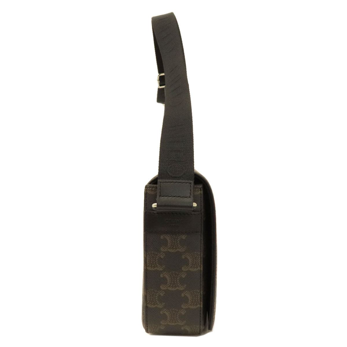 CELINE Triomphe Shoulder Bag PVC LeatherLadies [Used]