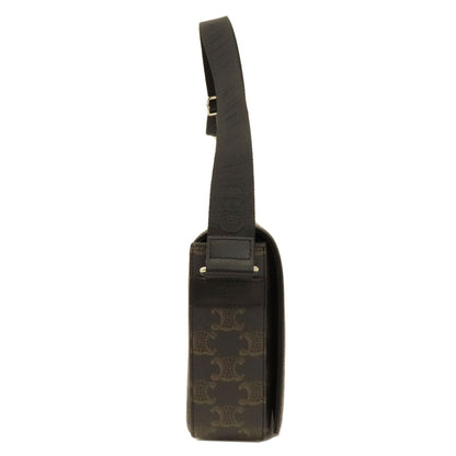 CELINE Triomphe Shoulder Bag PVC LeatherLadies [Used]