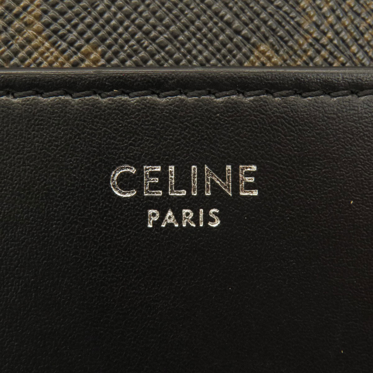 CELINE   Shoulder Bag Macadam PVC LeatherLadies