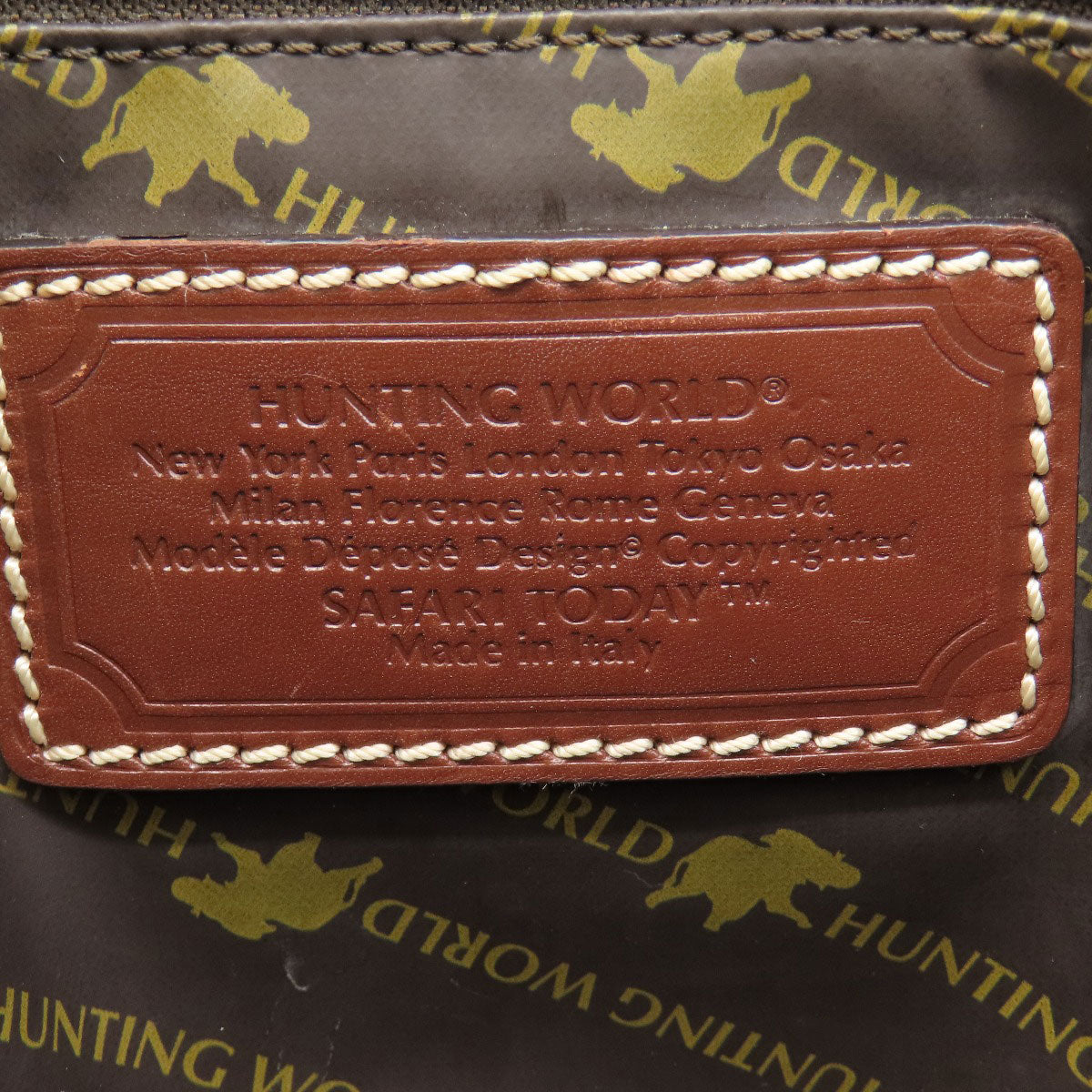 HUNTING WORLD logo Tote Bag Canvas Ladies [Used]