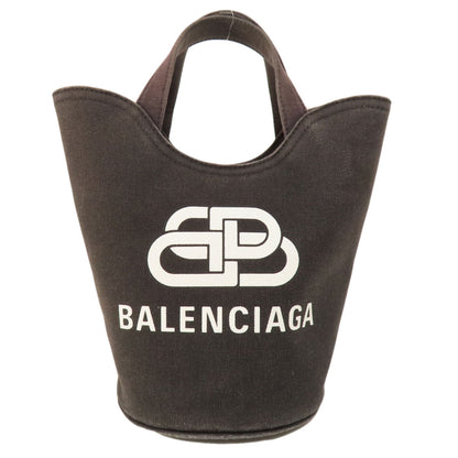 BALENCIAGA   Handbag logo basket Canvas Ladies